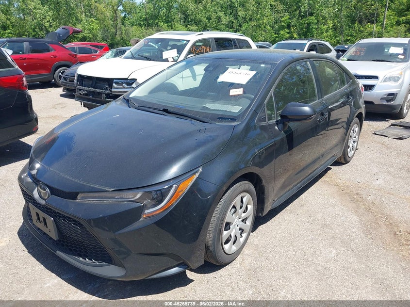 2020 Toyota Corolla VIN JTDEPRAE6LJ105978 IAAI salvage auction — RIGHT SIDE, Salvage Title, sold $5,150 on 2026-07-14 (photo 2)