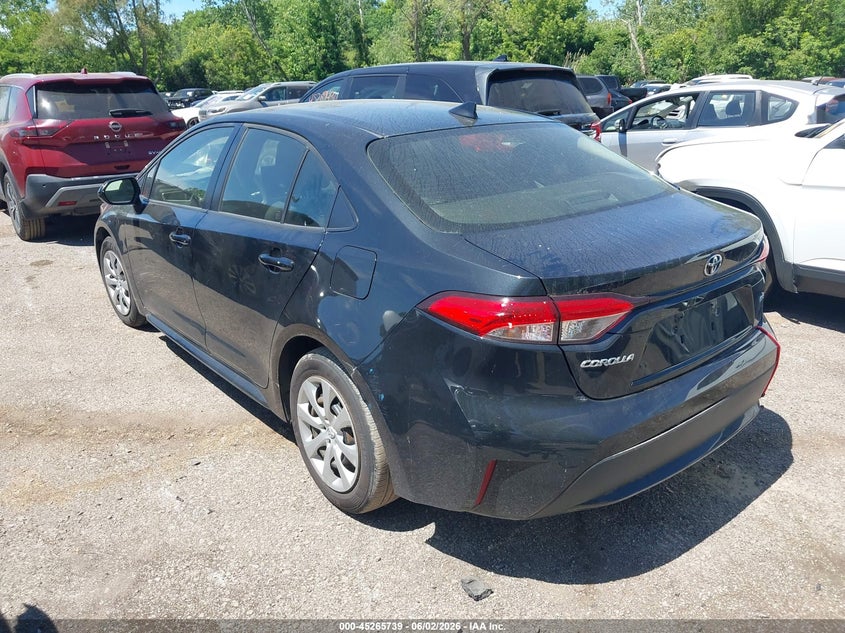2020 Toyota Corolla VIN JTDEPRAE6LJ105978 IAAI salvage auction — RIGHT SIDE, Salvage Title, sold $5,150 on 2026-07-14 (photo 3)