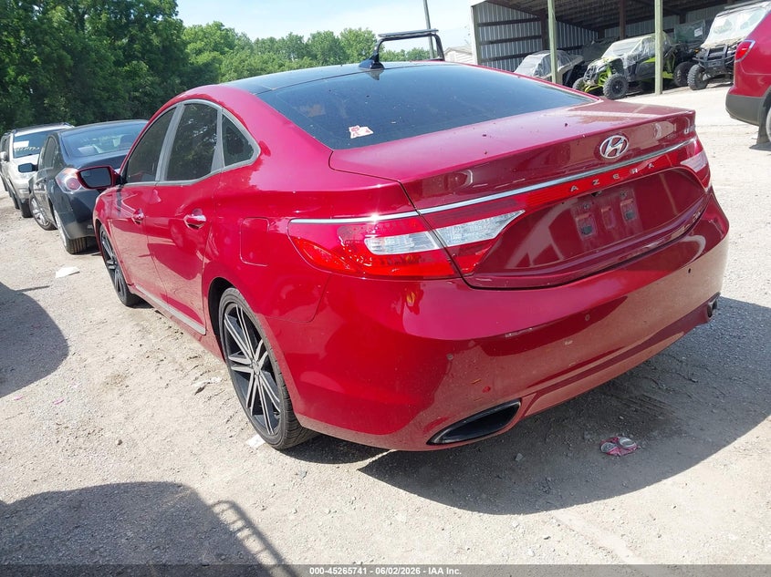 2014 Hyundai Azera VIN KMHFH4JG4EA362576 IAAI salvage auction — NORMAL WEAR, Clear (Arkansas), sold $700 on 2026-07-08 (photo 3)