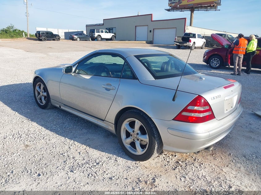 2001 Mercedes-benz Slk-class VIN WDBKK65F61F224387 IAAI salvage auction — HAIL, Clear (Missouri), sold $1,200 on 2026-07-06 (photo 3)