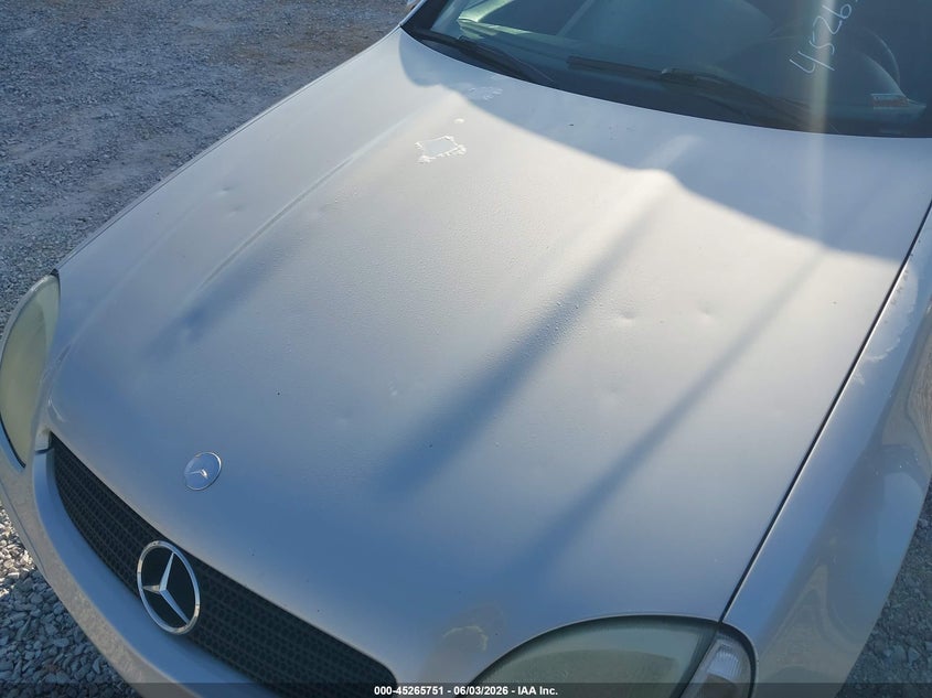 2001 Mercedes-benz Slk-class VIN WDBKK65F61F224387 IAAI salvage auction — HAIL, Clear (Missouri), sold $1,200 on 2026-07-06 (photo 6)