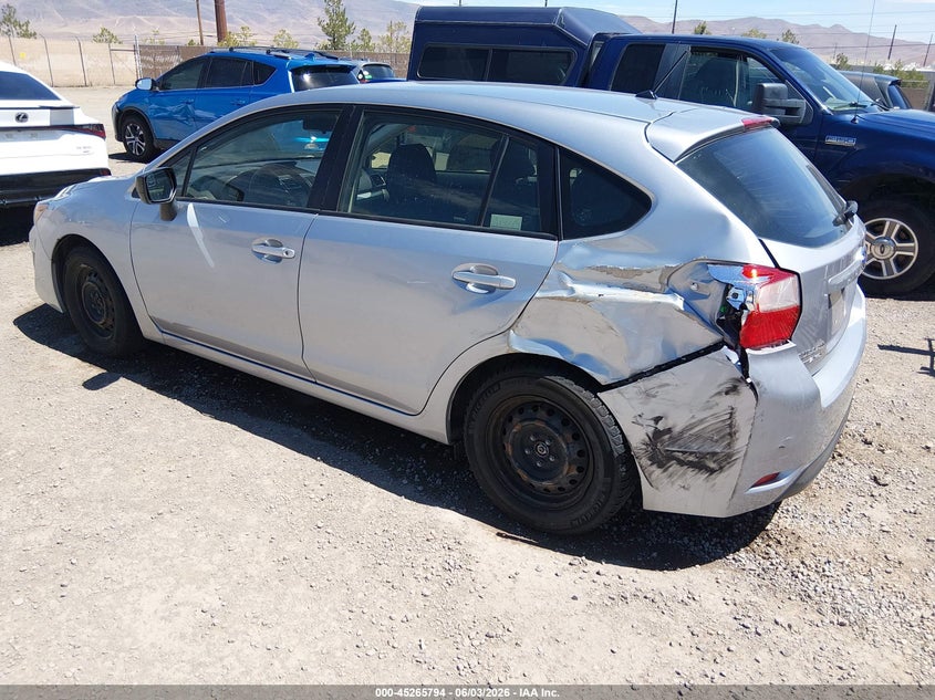 2016 Subaru Impreza VIN JF1GPAA66G8251447 IAAI salvage auction — LEFT REAR, Salvage (Nevada), sold $2,650 on 2026-07-24 (photo 3)