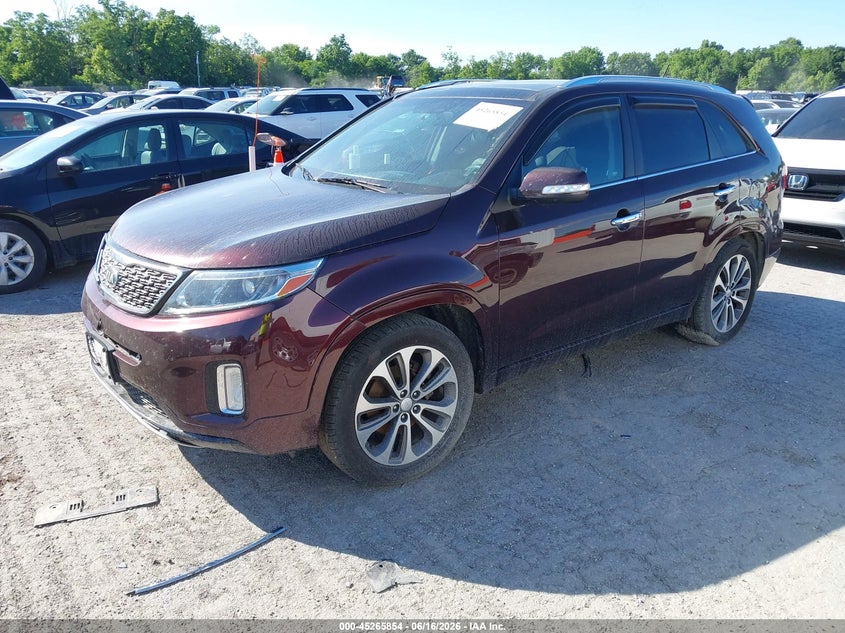 2014 Kia Sorento VIN 5XYKW4A79EG479207 IAAI salvage auction — FRONT END, Salvage (Kentucky), sold $1,900 on 2026-07-20 (photo 2)