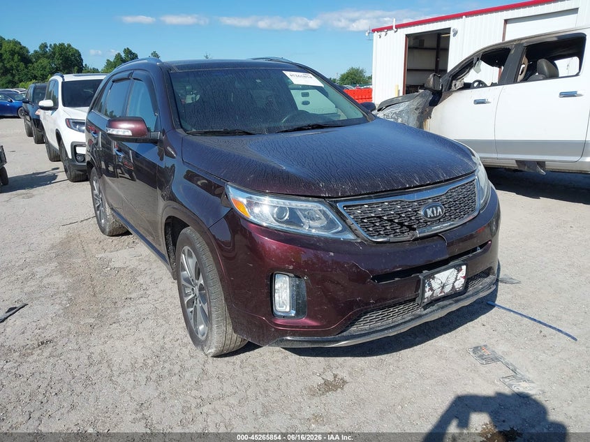 2014 Kia Sorento VIN 5XYKW4A79EG479207 IAAI salvage auction — FRONT END, Salvage (Kentucky), sold $1,900 on 2026-07-20 (photo 6)