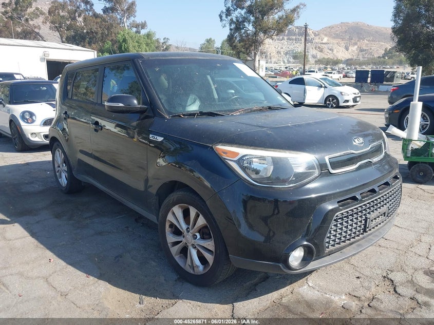 2016 Kia Soul VIN KNDJX3A57G7292551 IAAI salvage auction — NORMAL WEAR, Clear - Dealer Only (California), sold $600 on 2026-07-14 (photo 1)