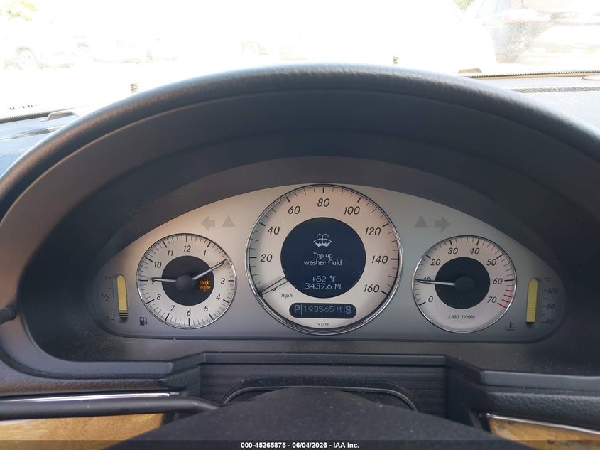 2007 Mercedes-benz E-klasse VIN WDBUF90X77X212282 IAAI salvage auction — LEFT FRONT, Salvage (Ohio), sold $725 on 2026-07-21 (photo 7)
