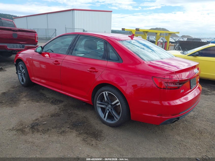 2017 Audi A4 VIN WAUENAF43HN067436 IAAI salvage auction — FRONT END, Bill Of Sale (Washington), sold $1,650 on 2026-07-14 (photo 3)