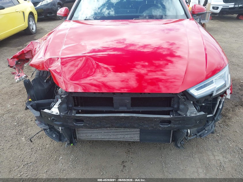 2017 Audi A4 VIN WAUENAF43HN067436 IAAI salvage auction — FRONT END, Bill Of Sale (Washington), sold $1,650 on 2026-07-14 (photo 6)