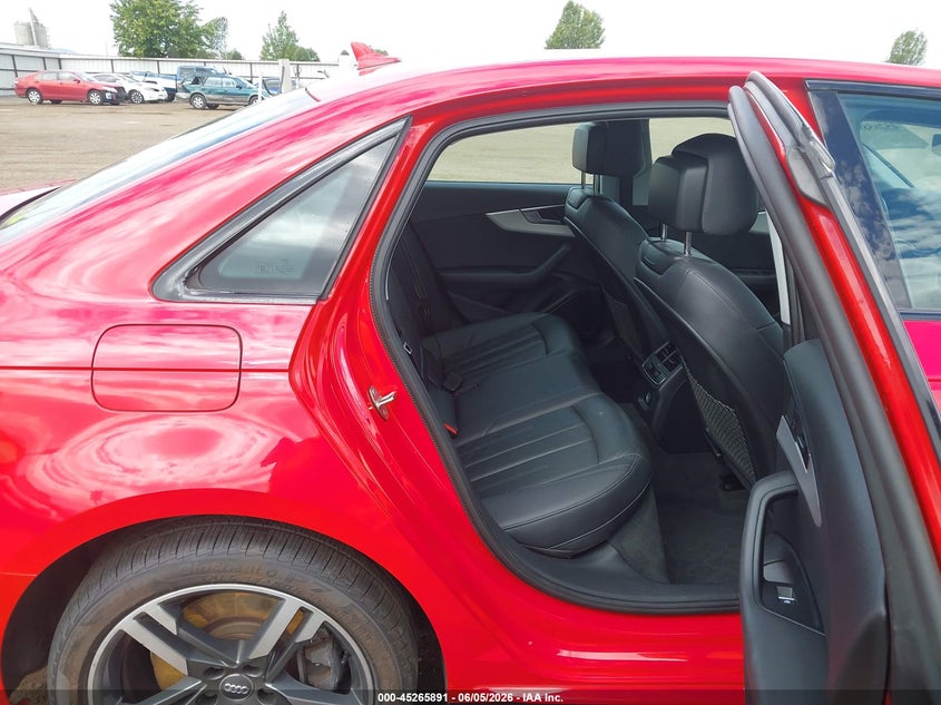 2017 Audi A4 VIN WAUENAF43HN067436 IAAI salvage auction — FRONT END, Bill Of Sale (Washington), sold $1,650 on 2026-07-14 (photo 8)