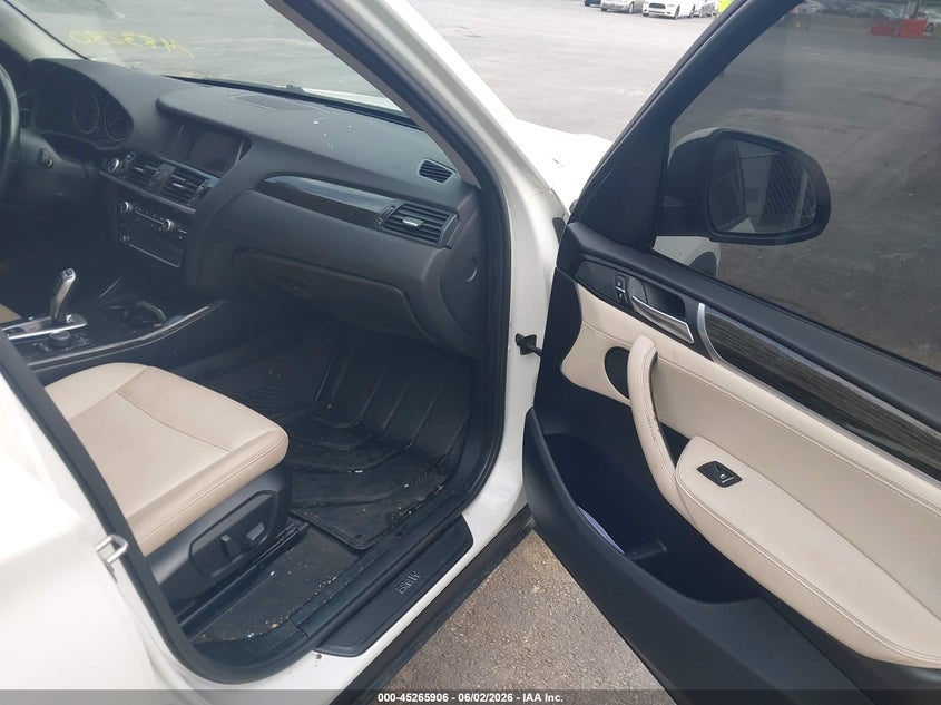 2015 BMW X3 VIN 5UXWZ7C51F0M83280 IAAI salvage auction — NORMAL WEAR, Repossession Paperwork (Georgia), sold $875 on 2026-07-15 (photo 5)