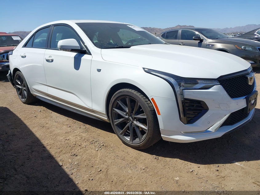 2024 Cadillac Ct4 VIN 1G6DC5RK8R0123863 IAAI salvage auction — FRONT END, Salvage Title, sold $10,100 on 2026-07-21 (photo 1)