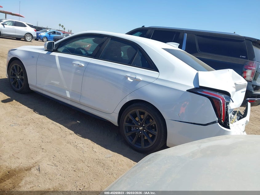 2024 Cadillac Ct4 VIN 1G6DC5RK8R0123863 IAAI salvage auction — FRONT END, Salvage Title, sold $10,100 on 2026-07-21 (photo 3)