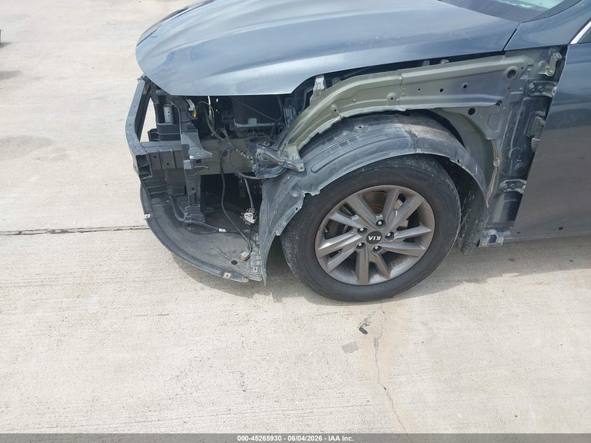 2020 Kia Optima VIN 5XXGT4L30LG445506 IAAI salvage auction — FRONT END, Salvage Title, sold $1,450 on 2026-07-24 (photo 6)