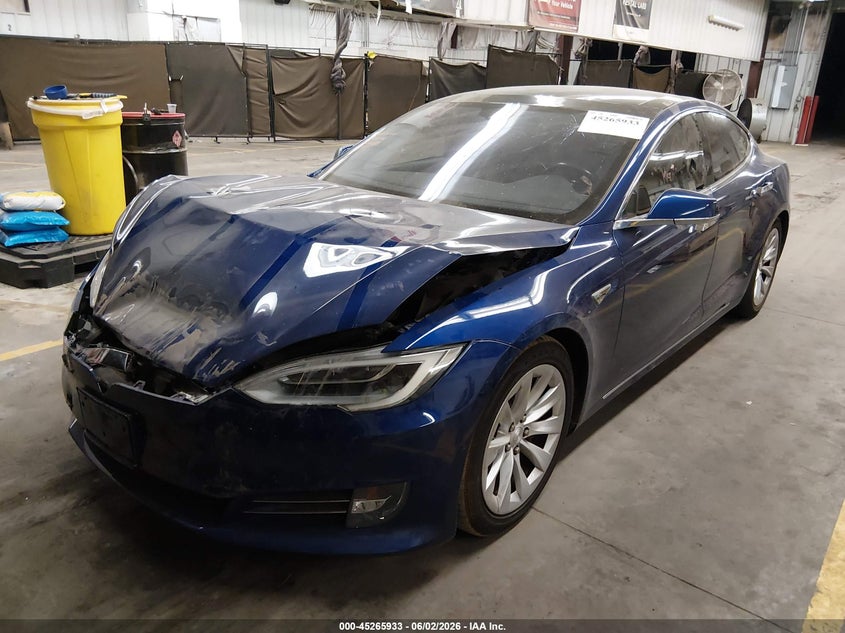 2016 Tesla Model s VIN 5YJSA1E20GF137411 IAAI salvage auction — FRONT END, Salvage Title, sold $4,250 on 2026-07-09 (photo 2)