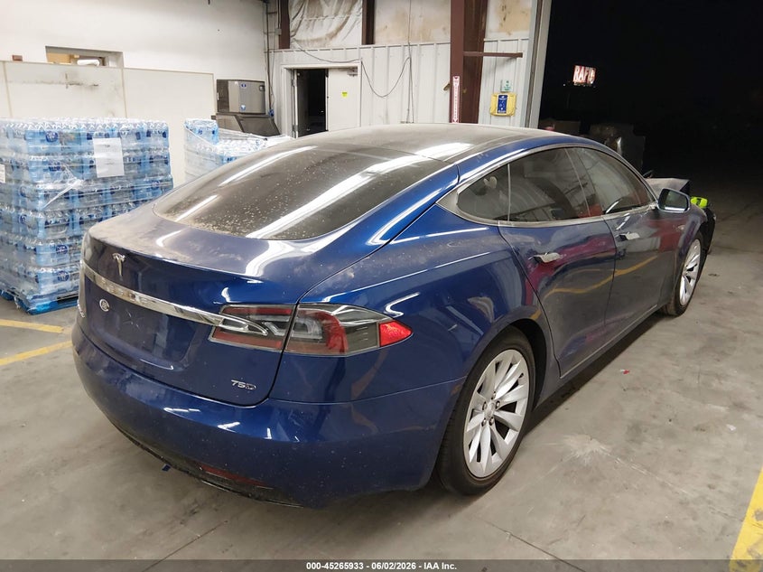 2016 Tesla Model s VIN 5YJSA1E20GF137411 IAAI salvage auction — FRONT END, Salvage Title, sold $4,250 on 2026-07-09 (photo 4)