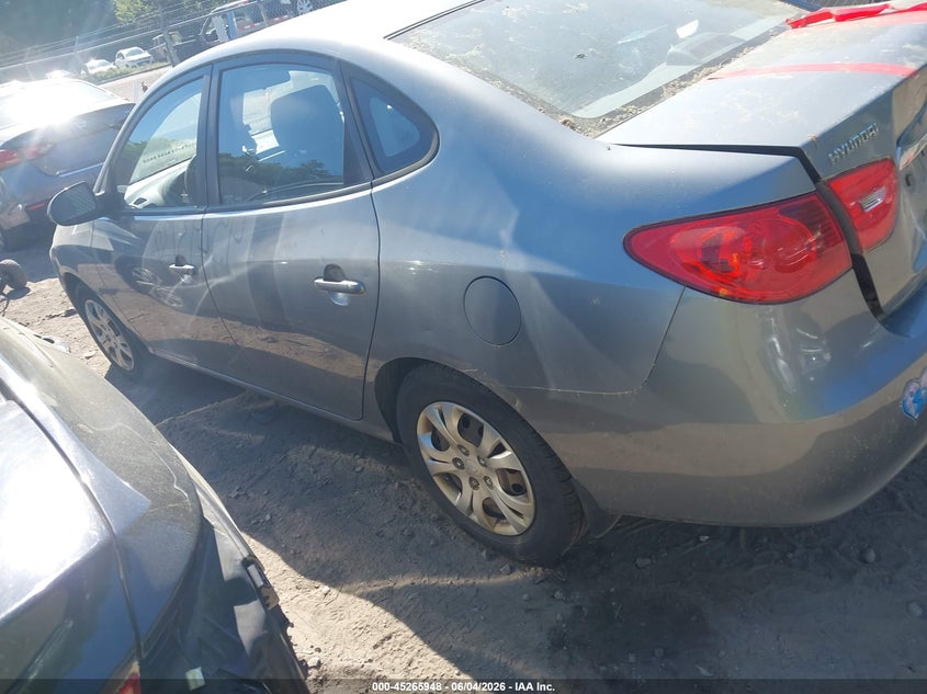 2010 Hyundai Elantra VIN KMHDU4AD2AU153354 IAAI salvage auction — REAR END, Clear (Massachusetts), sold $450 on 2026-07-14 (photo 3)