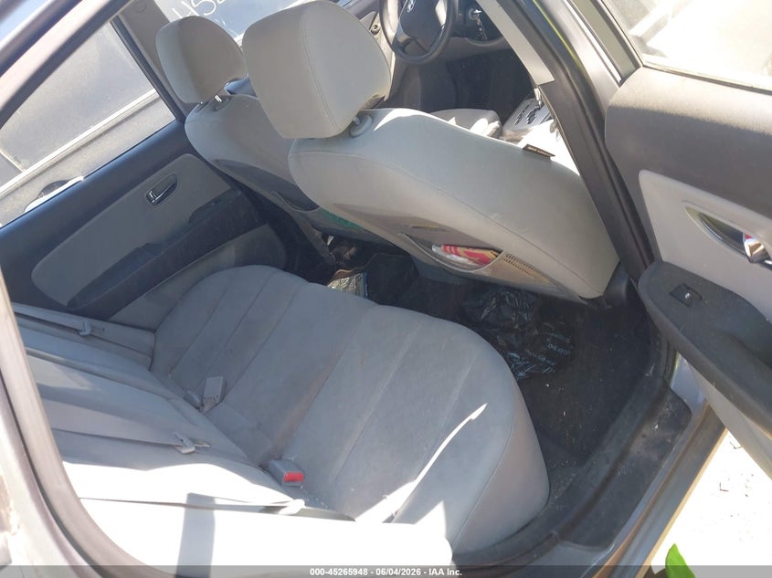 2010 Hyundai Elantra VIN KMHDU4AD2AU153354 IAAI salvage auction — REAR END, Clear (Massachusetts), sold $450 on 2026-07-14 (photo 8)