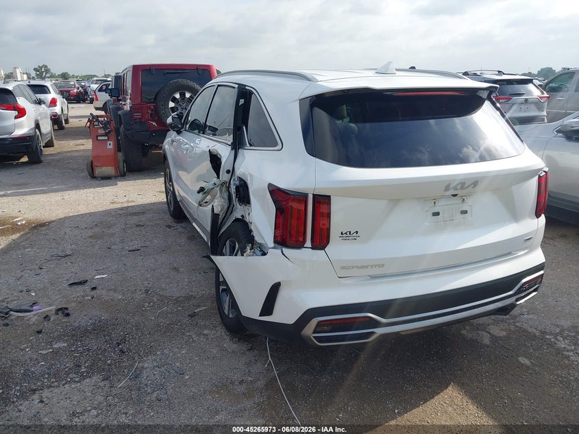 2023 Kia Sorento VIN KNDRKDLG3P5226046 IAAI salvage auction — LEFT SIDE, Salvage Title, sold $5,100 on 2026-07-28 (photo 3)