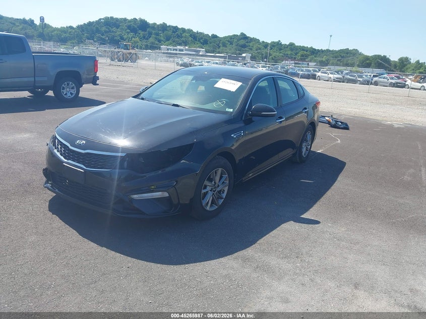 2019 Kia Optima VIN 5XXGT4L3XKG338090 IAAI salvage auction — FRONT END, Salvage (Illinois), sold $1,200 on 2026-07-31 (photo 2)