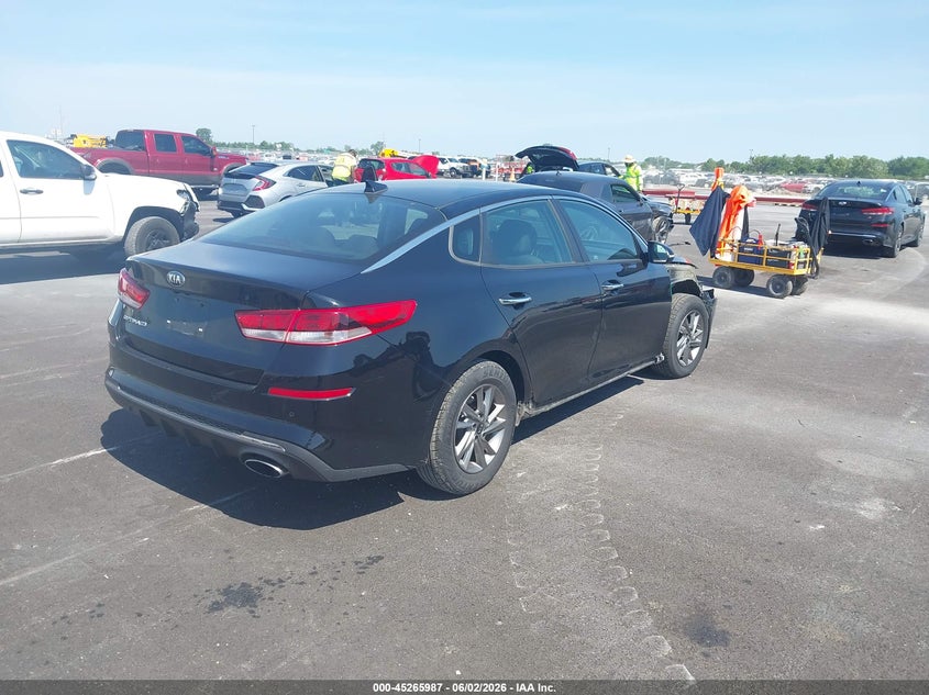2019 Kia Optima VIN 5XXGT4L3XKG338090 IAAI salvage auction — FRONT END, Salvage (Illinois), sold $1,200 on 2026-07-31 (photo 4)