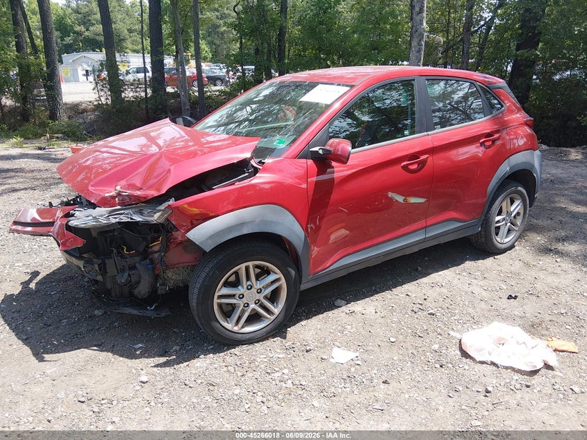 2021 Hyundai Kona VIN KM8K1CAA1MU653204 IAAI salvage auction — FRONT END, Salvage Title, sold $1,025 on 2026-07-21 (photo 2)
