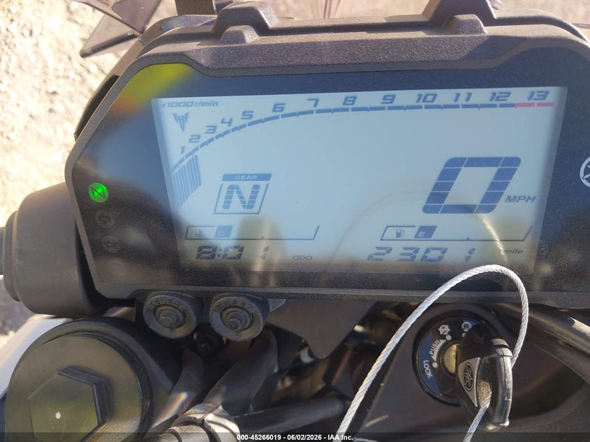 2020 Yamaha Mt-03 VIN MH3RH20Y7LK001075 IAAI salvage auction — REAR END, Salvage Title, sold $1,550 on 2026-07-07 (photo 7)