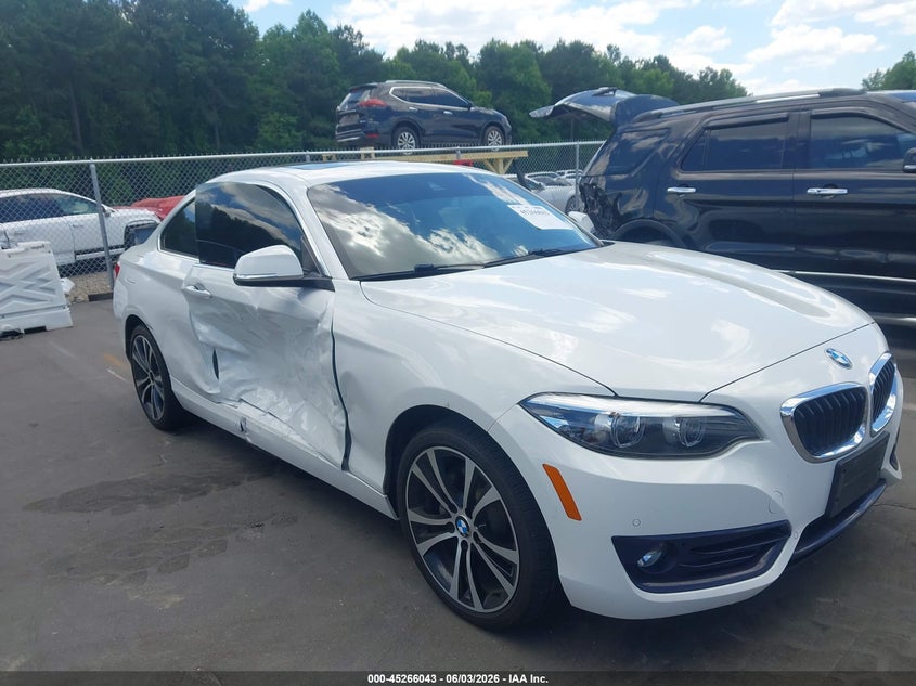 2019 BMW 2er VIN WBA2J1C51KVD10103 IAAI salvage auction — RIGHT SIDE, Salvage Title, sold $6,100 on 2026-07-15 (photo 1)