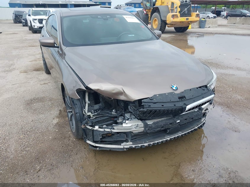 2018 BMW 6er VIN WBAJV6C59JBC99557 IAAI salvage auction — FRONT END, Original (Texas), sold $9,500 on 2026-08-05 (photo 6)