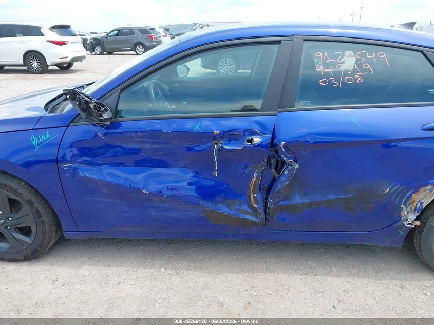 2023 Hyundai Elantra VIN KMHLM4AG3PU449319 IAAI salvage auction — SIDE, Salvage Title, sold $25 on 2026-07-22 (photo 6)