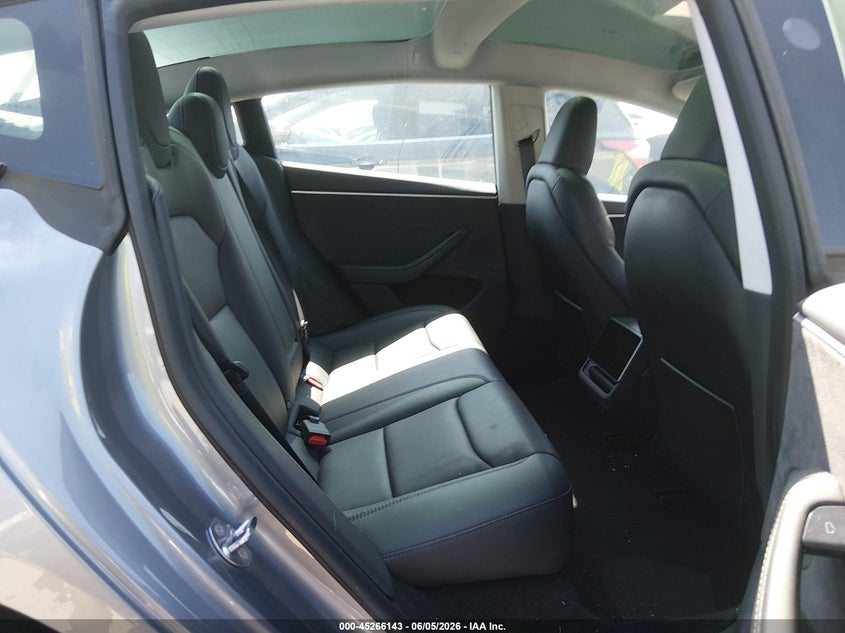 2025 Tesla Model 3 VIN 5YJ3E1EB4SF966676 IAAI salvage auction — LEFT FRONT, Salvage Title, sold $12,700 on 2026-07-09 (photo 8)