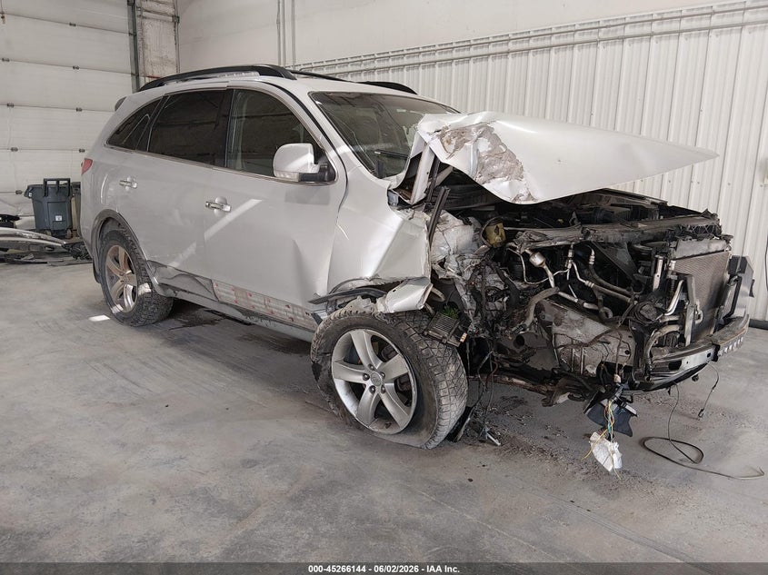 2010 Hyundai Veracruz VIN KM8NUDCC5AU101127 IAAI salvage auction — FRONT END, Bill Of Sale (Alaska), sold $25 on 2026-07-17 (photo 1)