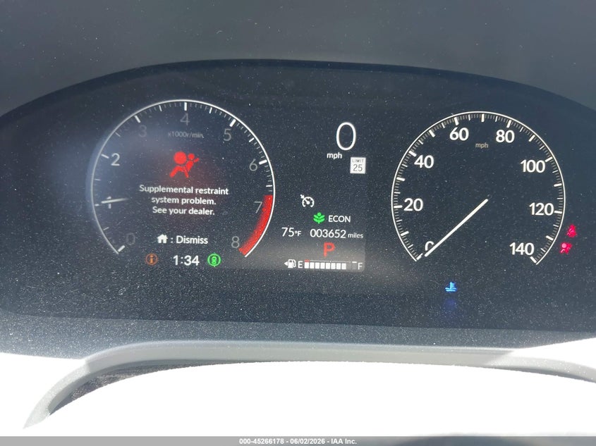 2026 Honda Hr-v VIN 3CZRZ2H58TM739962 IAAI salvage auction — RIGHT FRONT, Clear Claim Paid (Wisconsin), sold $12,000 on 2026-07-28 (photo 7)