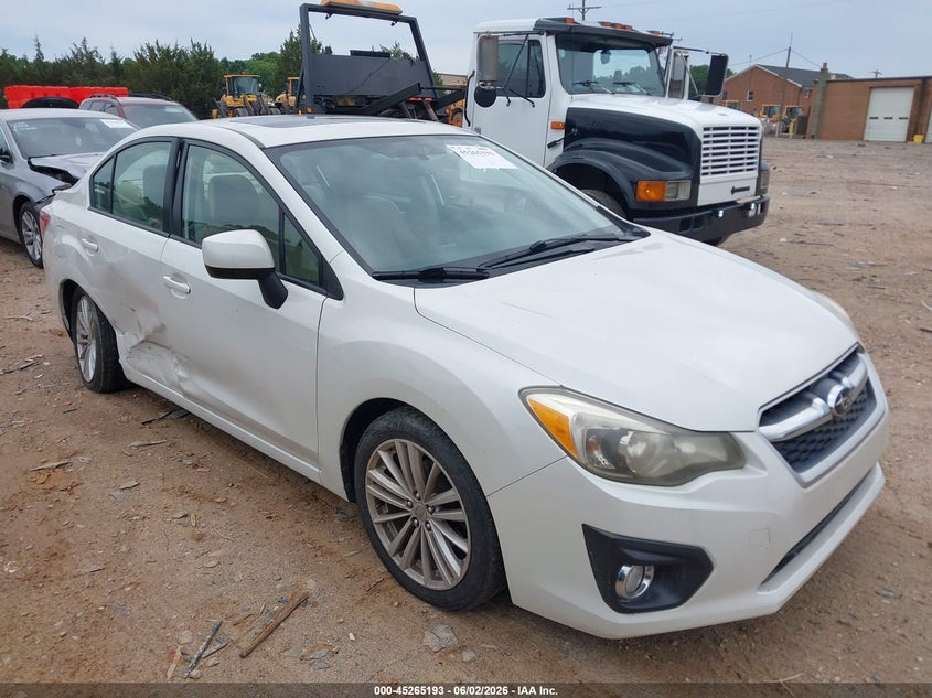 2012 Subaru Impreza VIN JF1GJAD66CH019373 IAAI salvage auction — RIGHT SIDE, Salvage Title, sold $600 on 2026-07-13 (photo 1)
