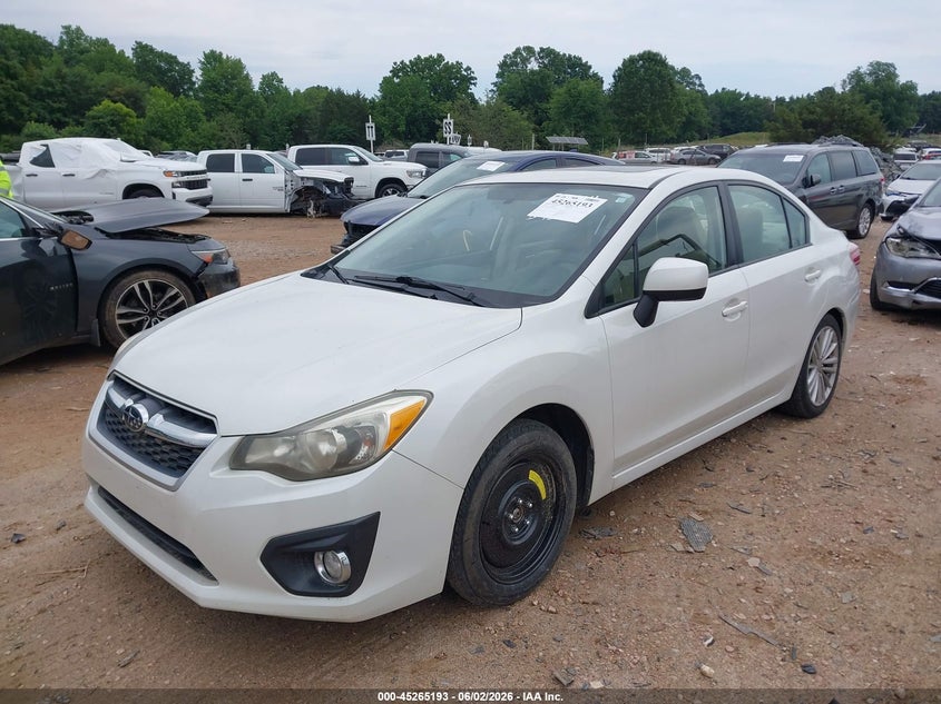 2012 Subaru Impreza VIN JF1GJAD66CH019373 IAAI salvage auction — RIGHT SIDE, Salvage Title, sold $600 on 2026-07-13 (photo 2)