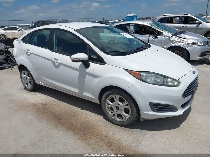2016 Ford Fiesta VIN 3FADP4BJ8GM186006 IAAI salvage auction — REAR END, Salvage Title, sold $875 on 2026-07-09 (photo 1)