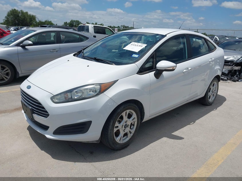2016 Ford Fiesta VIN 3FADP4BJ8GM186006 IAAI salvage auction — REAR END, Salvage Title, sold $875 on 2026-07-09 (photo 2)