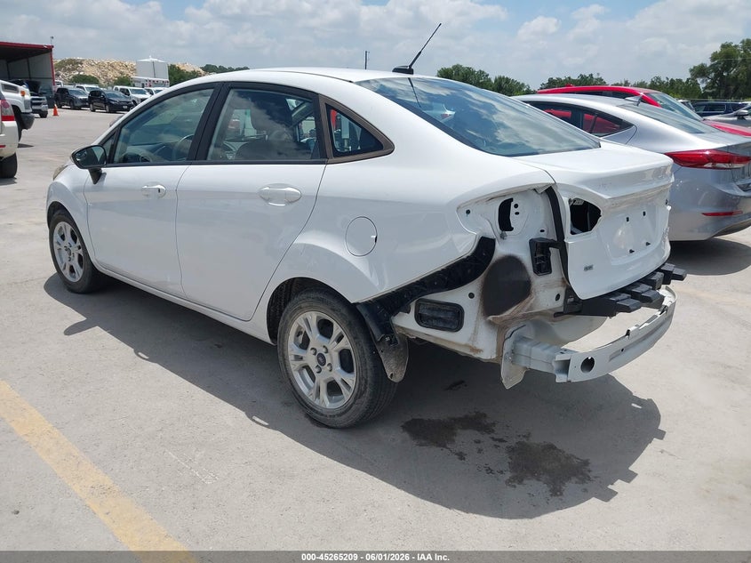2016 Ford Fiesta VIN 3FADP4BJ8GM186006 IAAI salvage auction — REAR END, Salvage Title, sold $875 on 2026-07-09 (photo 3)