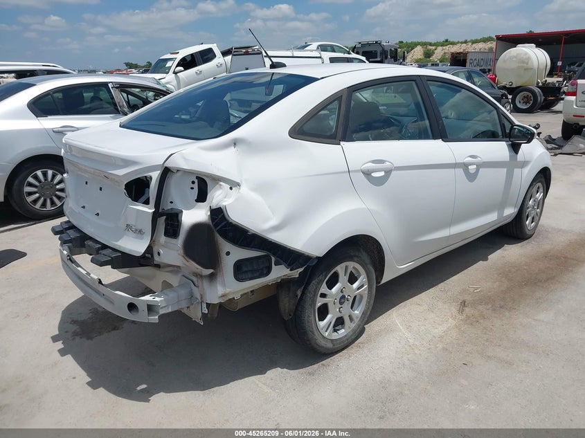 2016 Ford Fiesta VIN 3FADP4BJ8GM186006 IAAI salvage auction — REAR END, Salvage Title, sold $875 on 2026-07-09 (photo 4)
