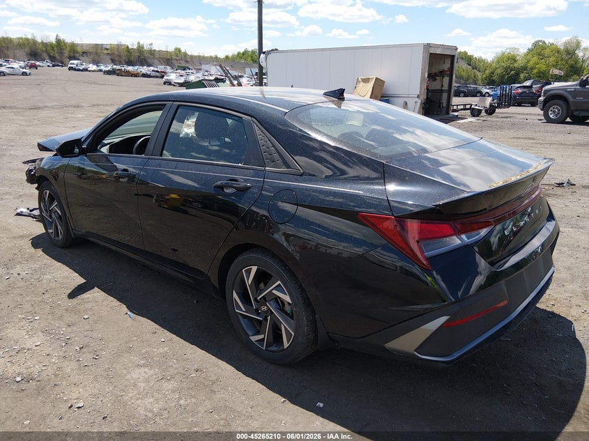 2025 Hyundai Elantra VIN KMHLM4DG2SU993606 IAAI salvage auction — FRONT END, Salvage Title, sold $3,100 on 2026-07-31 (photo 3)