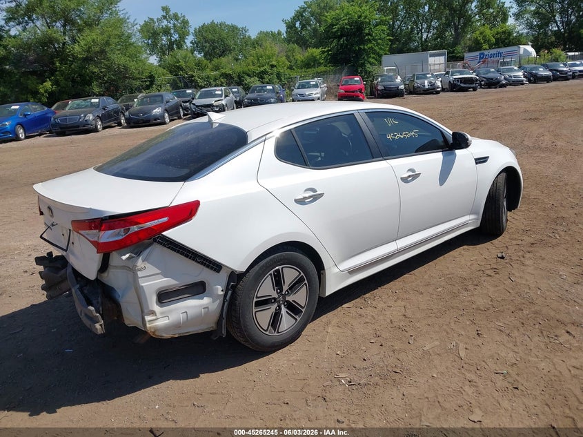 2013 Kia Optima VIN KNAGM4ADXD5046310 IAAI salvage auction — REAR END, Prior Salvage (Minnesota), sold $25 on 2026-07-29 (photo 4)