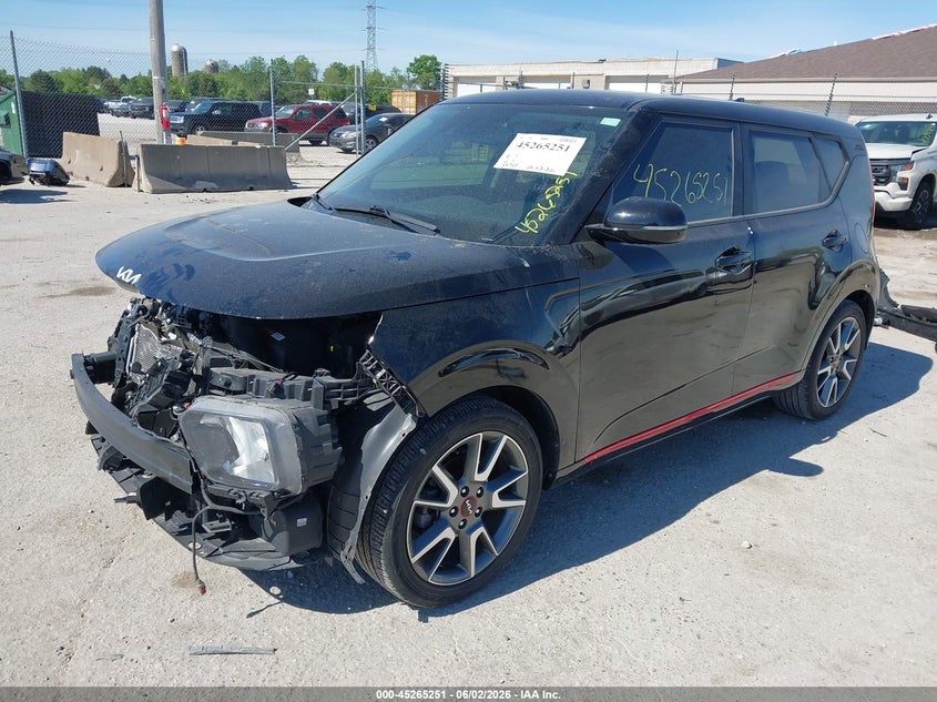 2022 Kia Soul VIN KNDJ63AUXN7801619 IAAI salvage auction — FRONT END, Salvage Title, sold $3,150 on 2026-07-14 (photo 2)