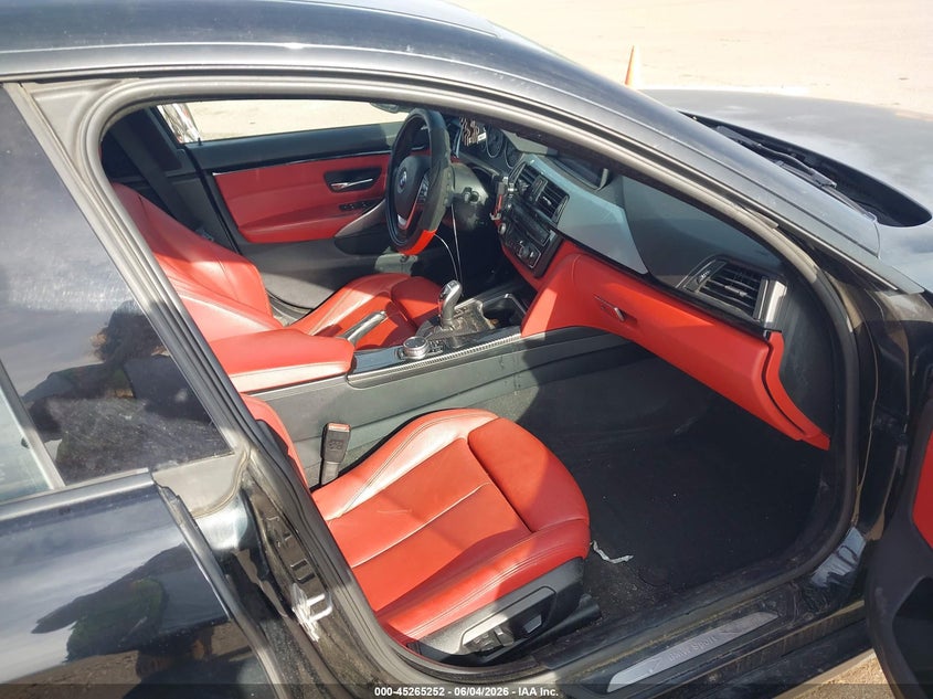 2015 BMW 4er VIN WBA4C9C56FD331796 IAAI salvage auction — REAR END, Salvage Title, sold $2,100 on 2026-09-10 (photo 5)