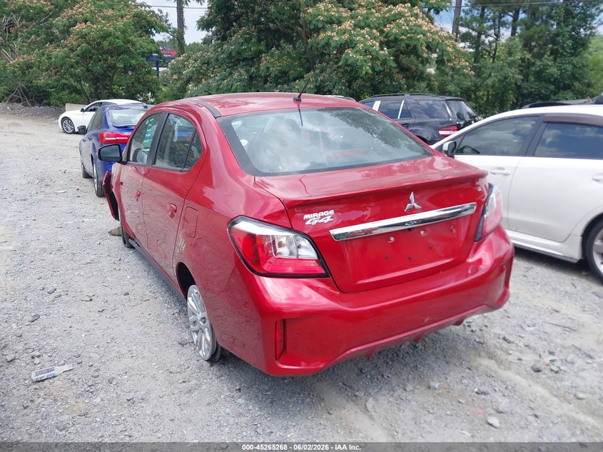 2024 Mitsubishi Mirage VIN ML32FVFJ6RHF18140 IAAI salvage auction — FRONT END, Salvage Title, sold $4,100 on 2026-07-14 (photo 3)