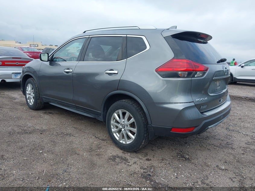 2017 Nissan Rogue VIN JN8AT2MV5HW253924 IAAI salvage auction — HAIL, Salvage Title, sold $2,850 on 2026-07-10 (photo 3)