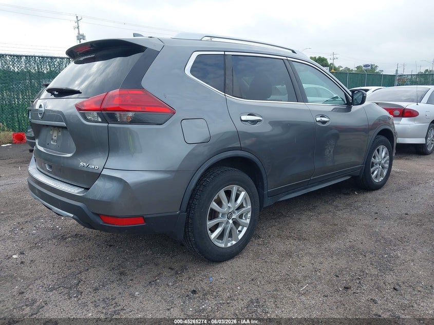 2017 Nissan Rogue VIN JN8AT2MV5HW253924 IAAI salvage auction — HAIL, Salvage Title, sold $2,850 on 2026-07-10 (photo 4)