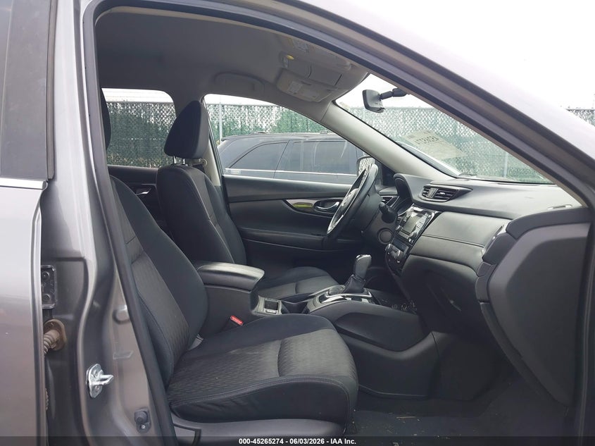 2017 Nissan Rogue VIN JN8AT2MV5HW253924 IAAI salvage auction — HAIL, Salvage Title, sold $2,850 on 2026-07-10 (photo 5)