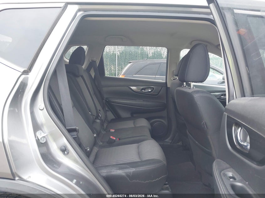 2017 Nissan Rogue VIN JN8AT2MV5HW253924 IAAI salvage auction — HAIL, Salvage Title, sold $2,850 on 2026-07-10 (photo 8)
