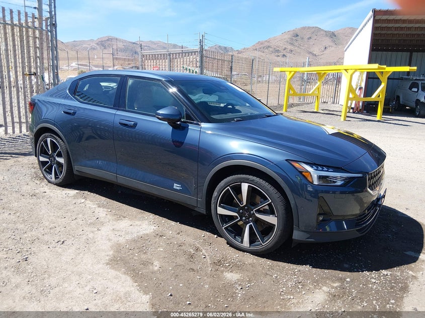2021 Polestar 2 VIN LPSED3KA4ML006480 IAAI salvage auction — SIDE, Salvage Title, sold $7,800 on 2026-08-09 (photo 1)
