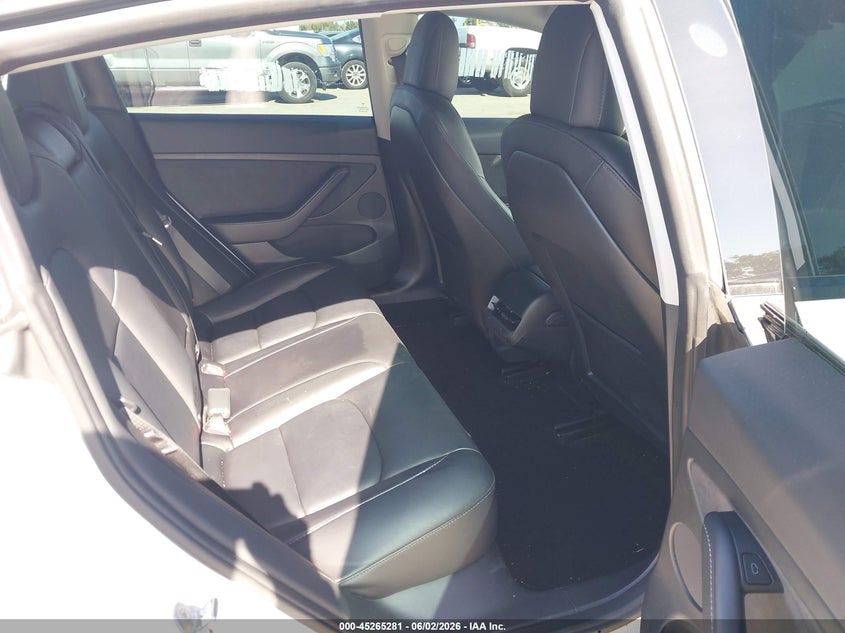 2022 Tesla Model 3 VIN 5YJ3E1EB3NF323899 IAAI salvage auction — LEFT FRONT, Salvage (California), sold $8,700 on 2026-08-01 (photo 8)
