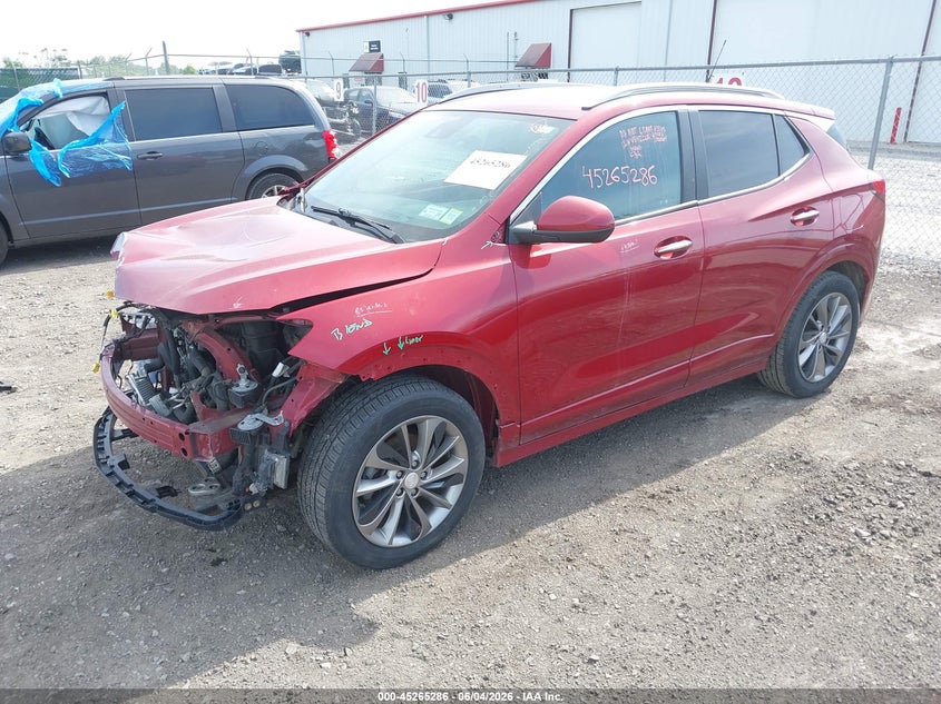 2021 Buick Encore gx VIN KL4MMBS20MB083451 IAAI salvage auction — FRONT END, Salvage Title, sold $2,150 on 2026-07-07 (photo 2)